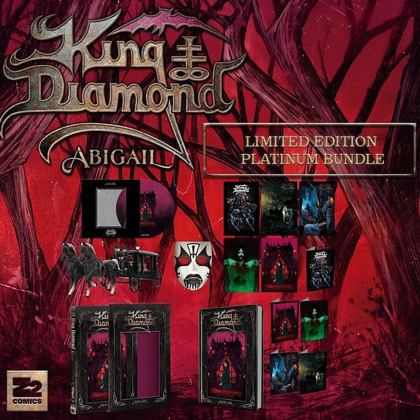 King Diamond's Abigail GN Gets Platinum Edition with Toy Hearse
