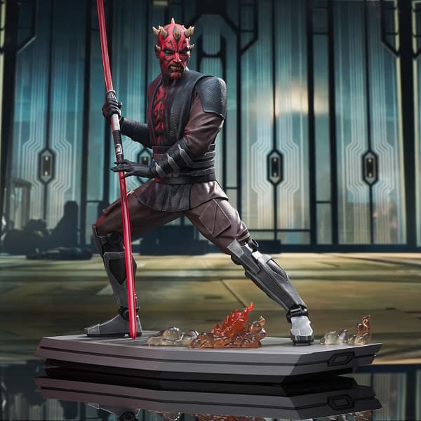 Darth Maul Enters the Battle of Mandalore with New Gentle Giant Statue