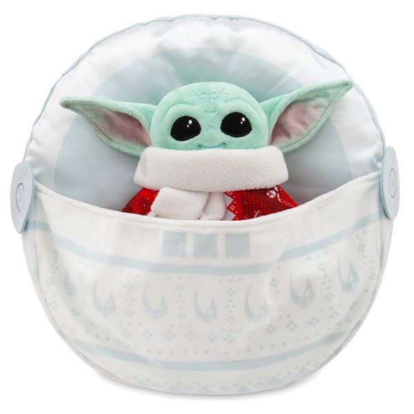 Star Wars Grogu Holiday Plush in Hover Pram Comes to shopDisney