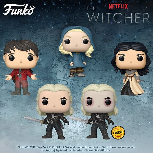 Toss a Coin at the First Wave of the Witcher Pops from Funko