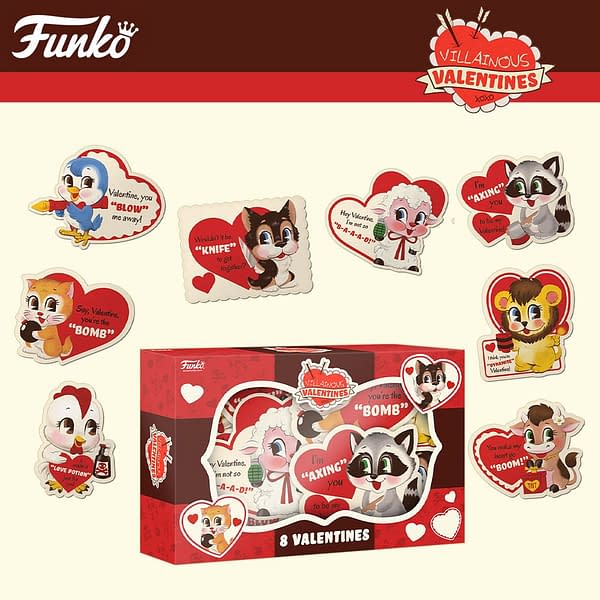 Funko Prepares for V-Day with New Villainous Valentine's Day Goodies