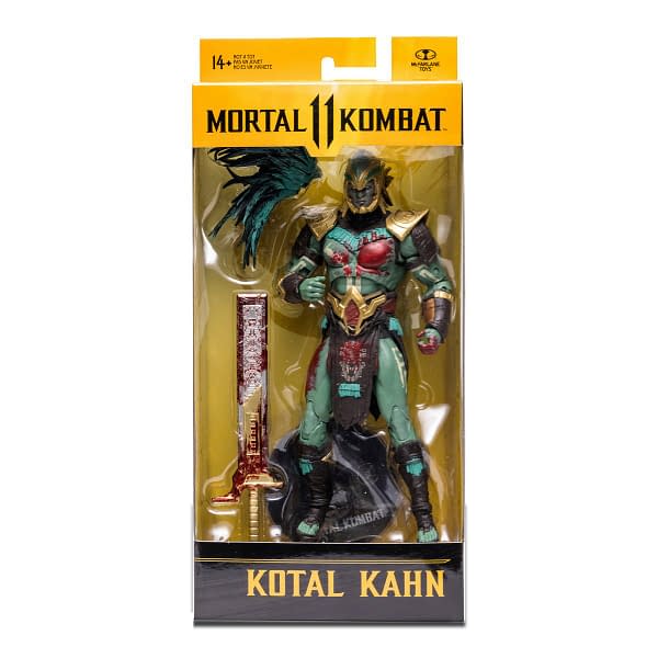 Mortal Kombat Kotal Kahn Gets Bloody with New McFarlane Toys Figure