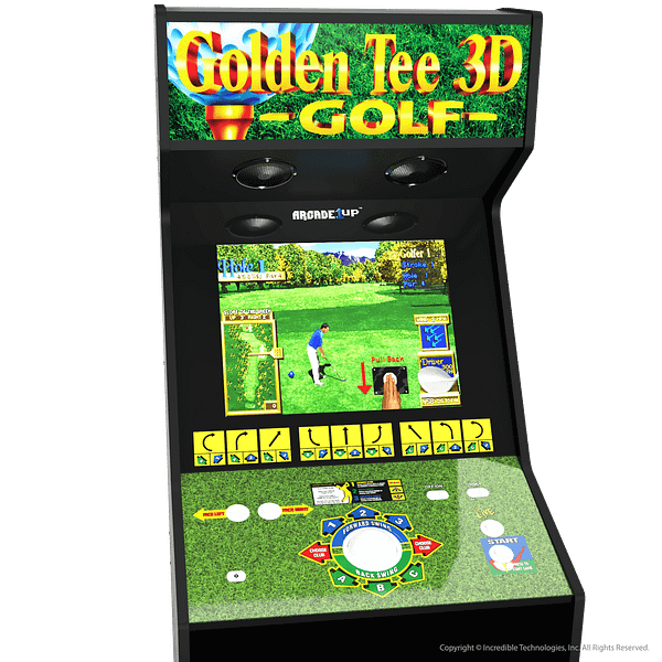 Arcade1Up Announces Golden Tee 3D At-Home Arcade Cabinet