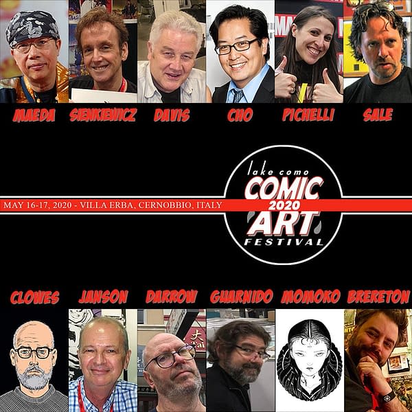 Frank Cho On Lake Como, "The Most Beautiful Comic Con In The World"