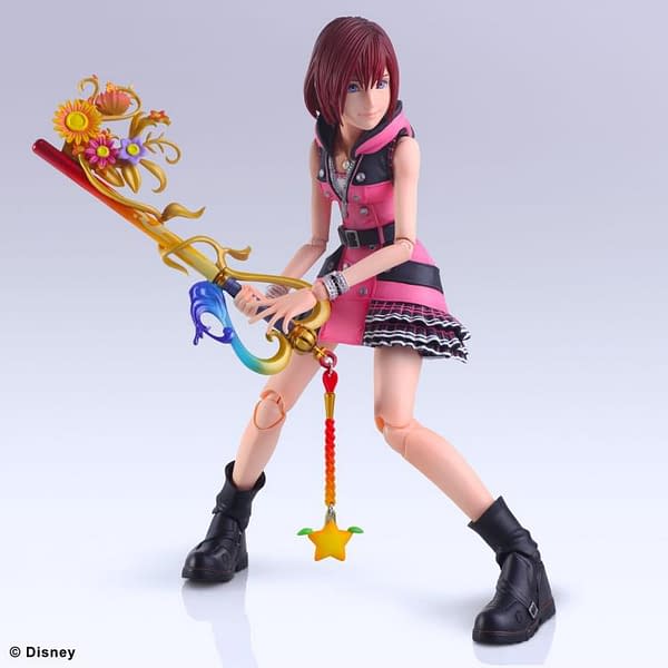 Kingdom Hearts Kairi Wields a Keyblade with New Square Enix Figure 