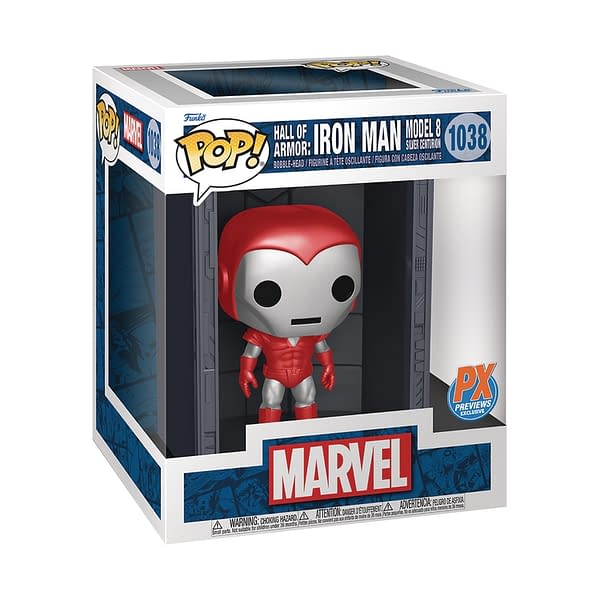 Funko Finishes Off Their Marvel Comics Iron Man Hall of Armor Pops