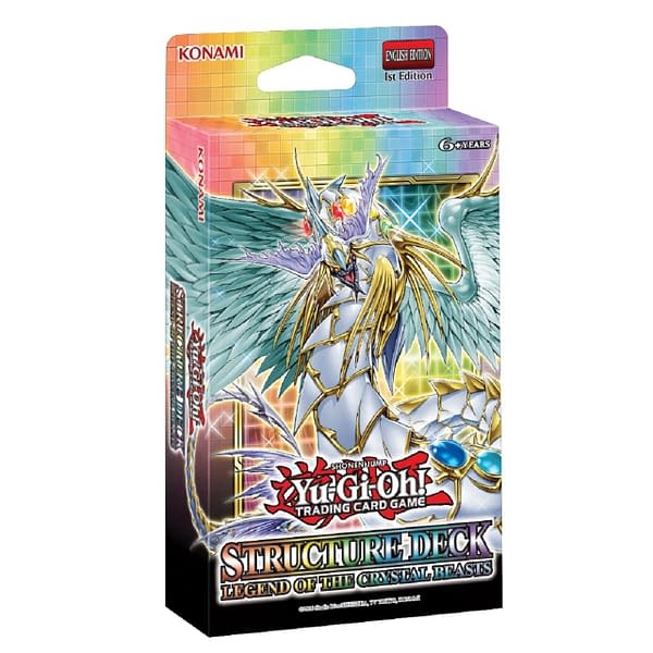 A look at the packaging for Yu-Gi-Oh! Trading Card Game - Legend of the Crystal Beasts, courtesy of Konami.