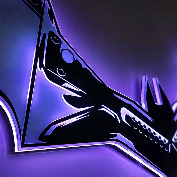 Light Up You Batcave with The Batman Vengeance Batwing Wall Light 