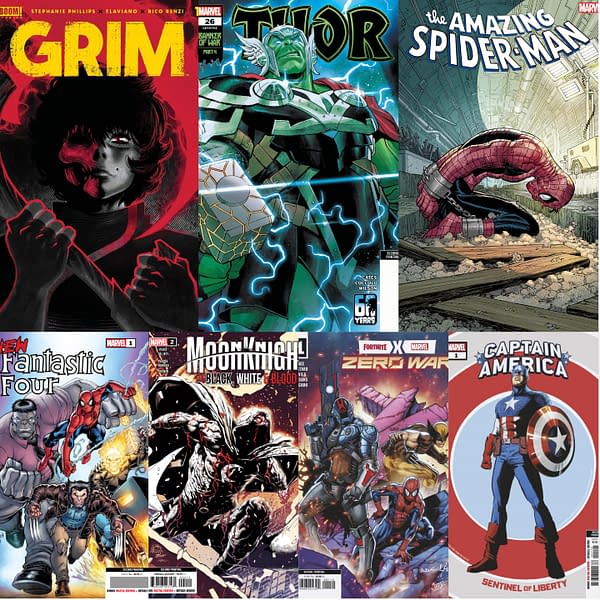PrintWatch: Thor, Spider-Man, FF, Captain America, Grim, Moon Knight