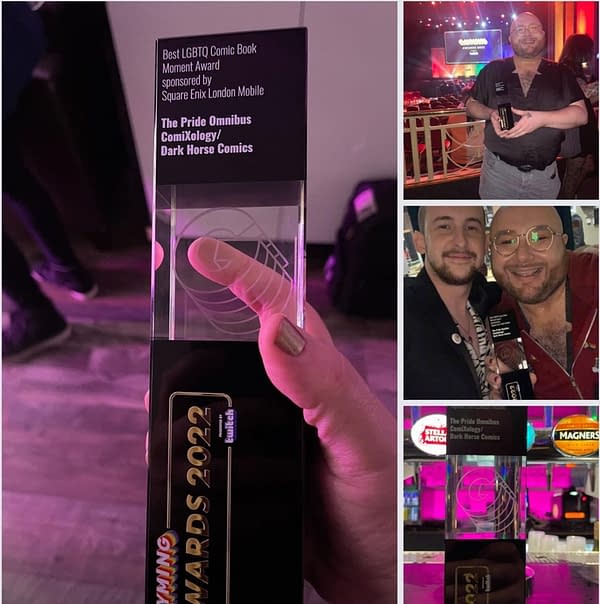Joe Glass Wins Best LGBTQ Comic Book Moment in Gayming Magazine Awards