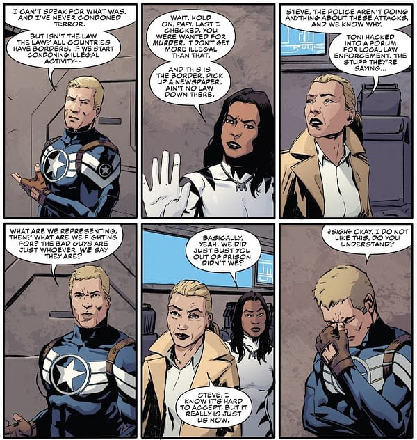 Captain America #13 &#8211; Fighting Terrorists in Confederate Flag Face Masks (Spoilers)