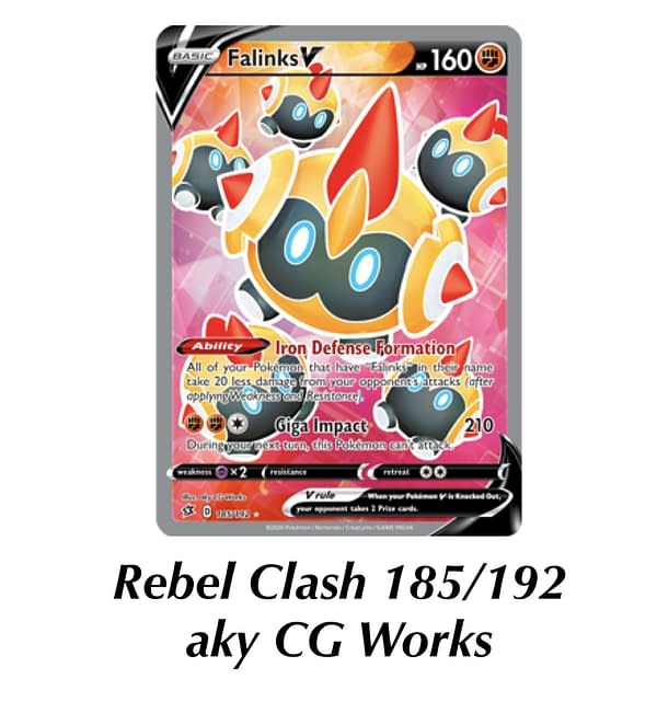 Rebel Clash Falinks. Credit: Pokémon TCG