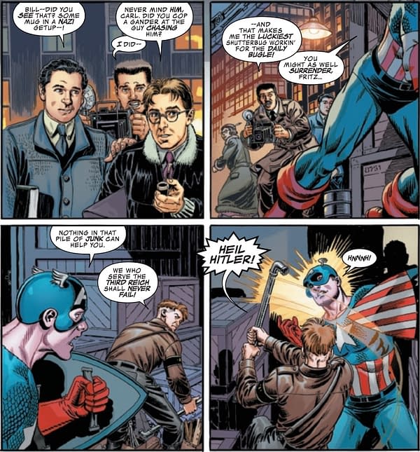 Cap Fights American Nazis in Captain America and the Invaders #1 (Preview)