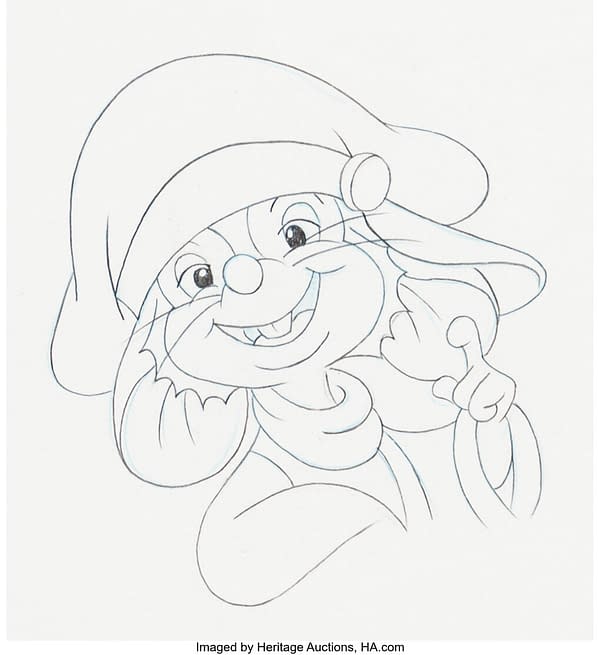 An American Tail Fievel Animation Drawing. Credit: Heritage Auctions