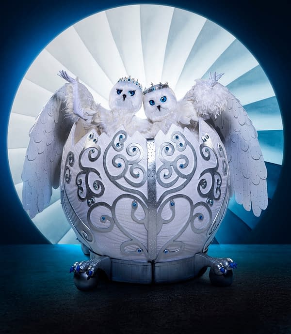 The Masked Singer Season 4: 2-Person Costume Snow Owls; Popcorn