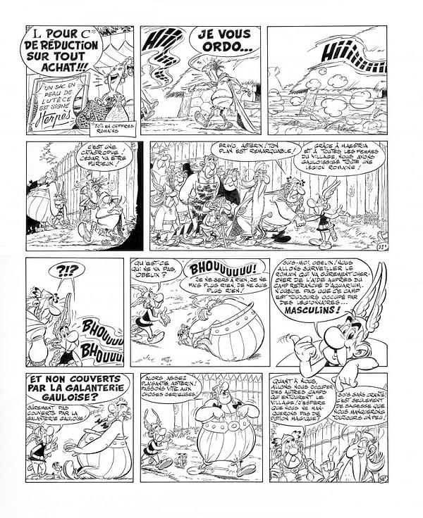 Albert Uderzo's Family Auction Asterix Pages to Support Hospitals. 