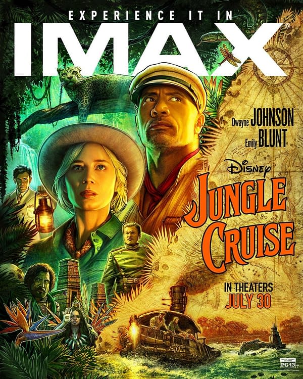 Jungle Cruise: 2 New Posters, A Clip, & a Behind-The-Scenes Featurette