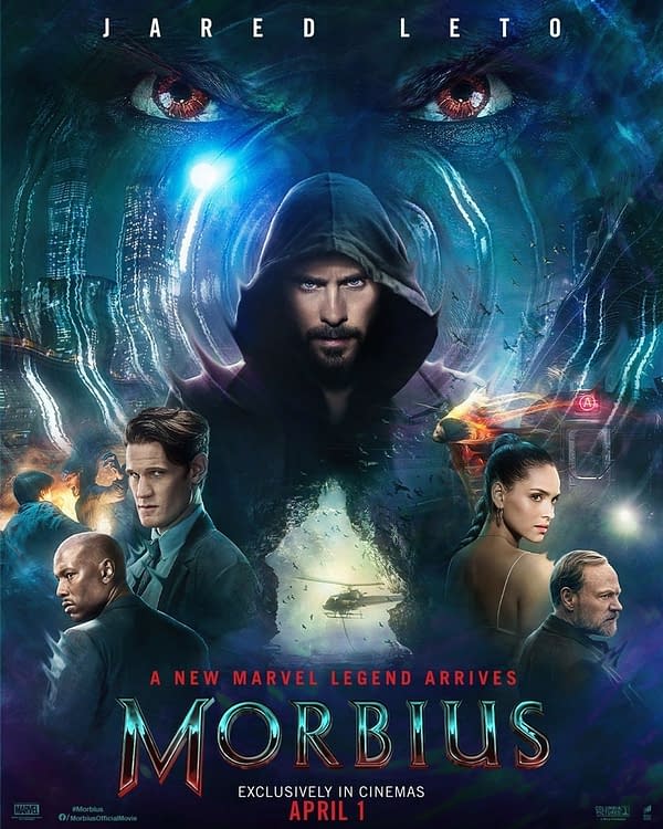 New Morbius Poster Along With 4 Behind-The-Scenes Images