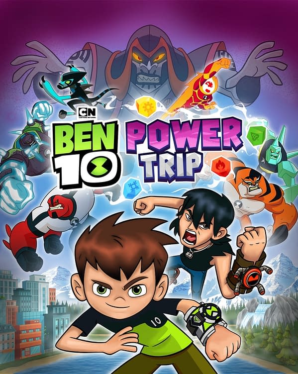 A look at the artwork for Ben 10: Power Trip, courtesy of Outright Games.