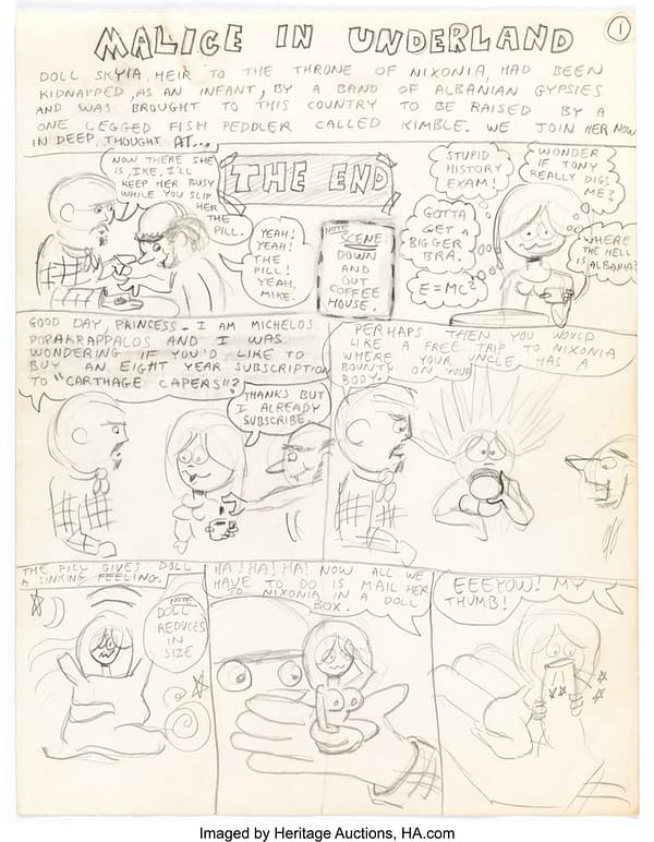 Wally Wood Original Artwork Up For Auction at Heritage