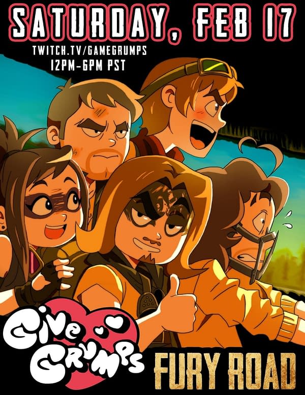 Help the Game Grumps with Their Crisis Text Line Charity Stream on Twitch