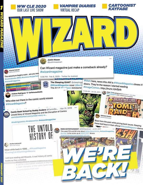 Wizard Magazine Returns To Celebrate Most Dangerous Comic Con ever