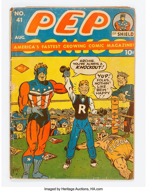 Pep Comics #41 featuring Archie (MLJ, 1943)