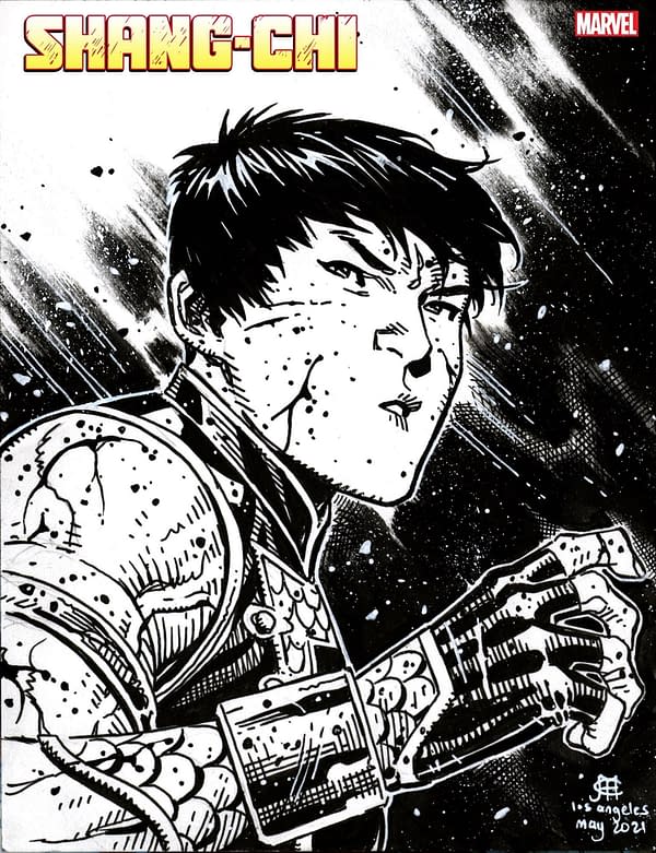 Cover image for SHANG-CHI 8 CHEUNG HEADSHOT SKETCH VARIANT