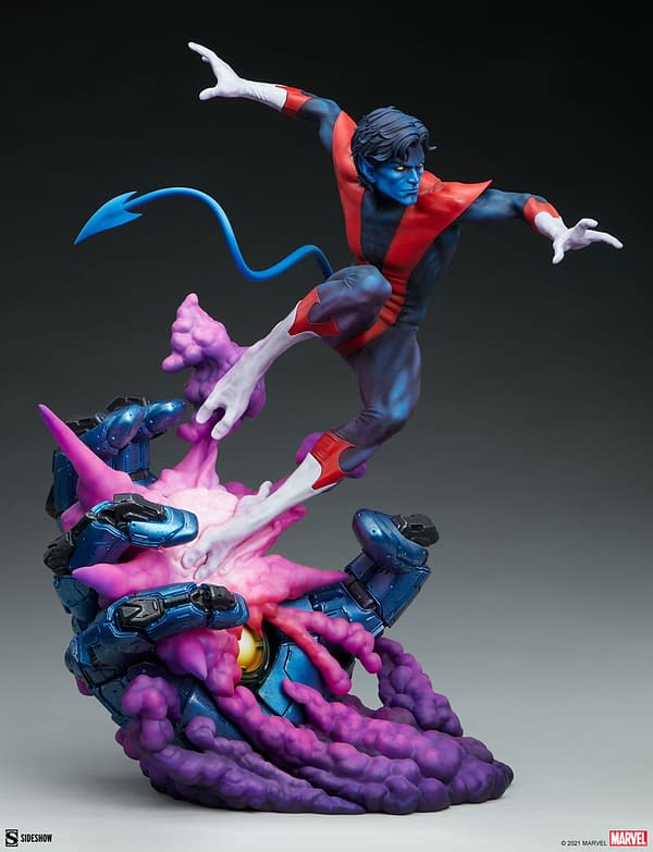 X-Men Nightcrawler Teleports in With New Sideshow Collectibles Statue