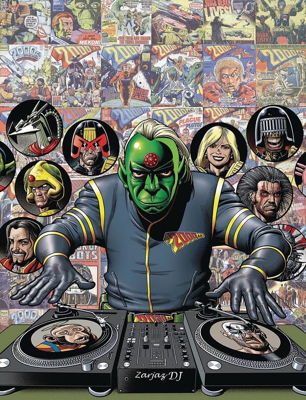 Brian Bolland Spins 2000AD 45th Anniversary in February 2022 Solicits
