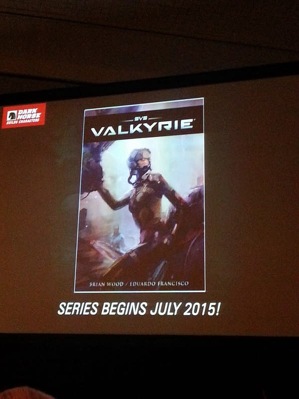 Dark Horse Announces New Brian Wood Series, EVE Valkyrie, From July