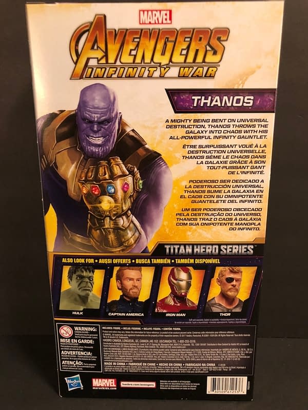 We Take a Look at the Thanos Figure from Avengers: Infinity War