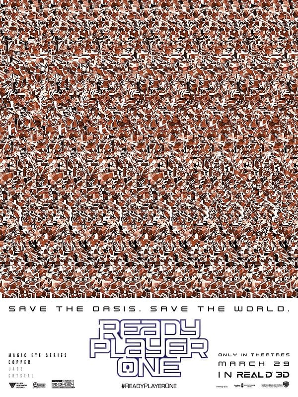 Check Out These Ready Player One Magic Eye Posters from #SXSW