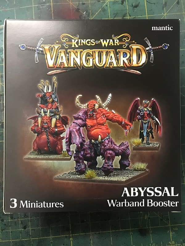SHIPPING NOW MANTIC GAMES KINGS OF WAR VANGUARD ABYSSAL WARBAND BOOSTER 