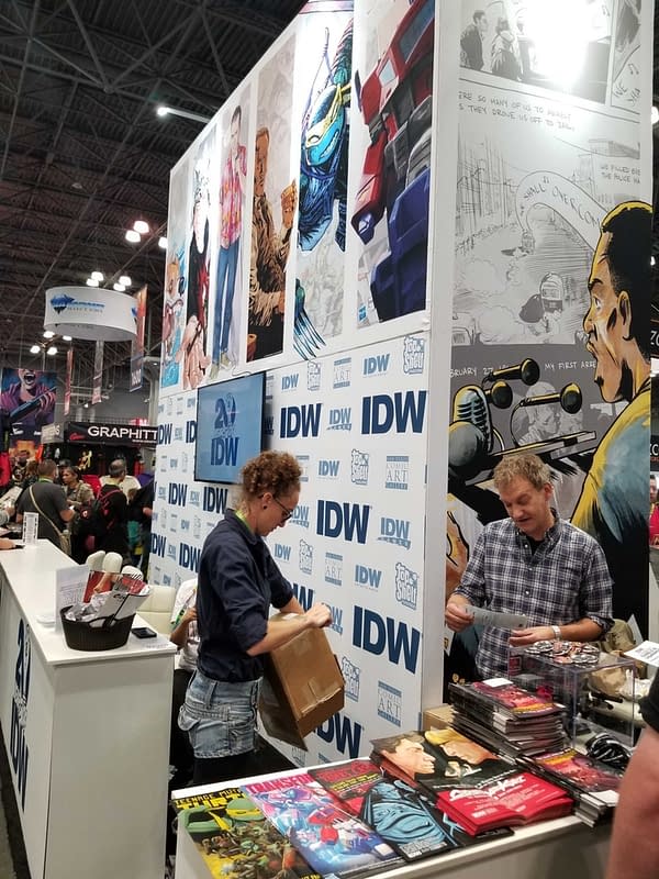 First Look at IDW's New York Comic Con Booth NYCC