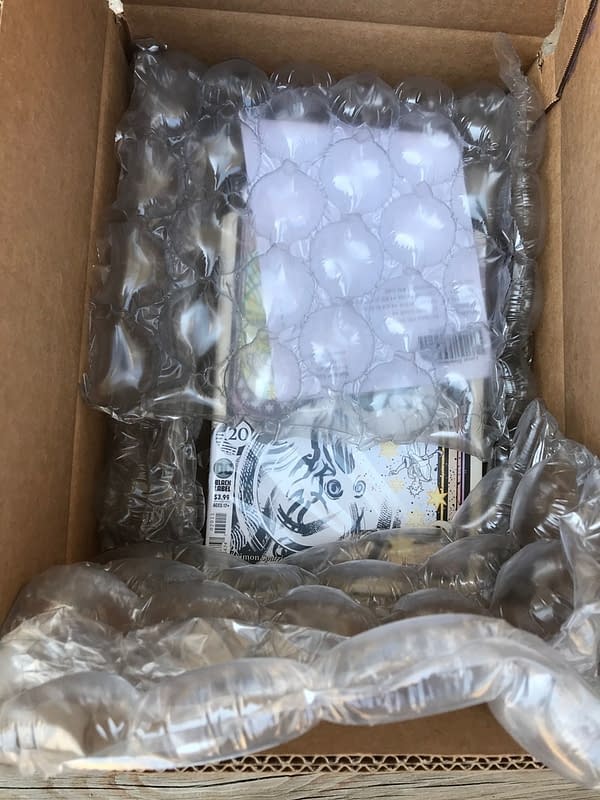 DC Comics Arrive In Stores - In Bubble Wrap.