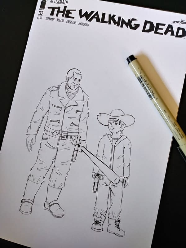 The Walking Dead: Honoring TWD with Your Own DIY Comic Book Cover
