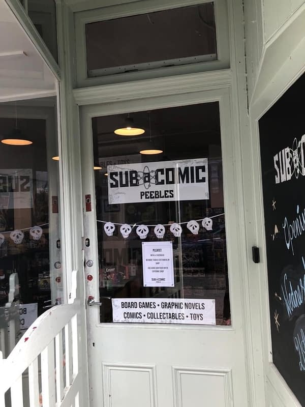 Online Comic Store SUBaCOMIC Launches Real Actual Shop In Peebles