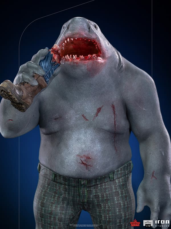 King Shark Takes A Bite Out of Crime With Iron Studios Newest Statue