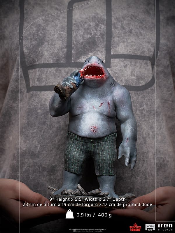 King Shark Takes A Bite Out of Crime With Iron Studios Newest Statue