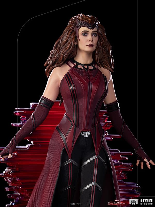 Scarlet Witch Breaks Reality with New WandaVision Iron Studios Statue