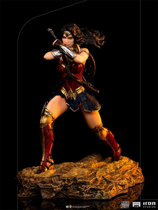 Zack Snyder's Justice League Wonder Woman Comes to Iron Studios