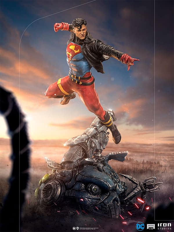 Superboy Leaps Into Action with New Iron Studios DC Comics Statue