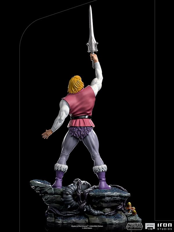 Masters of the Universe Iron Studios Statues Debuts with Prince Adam