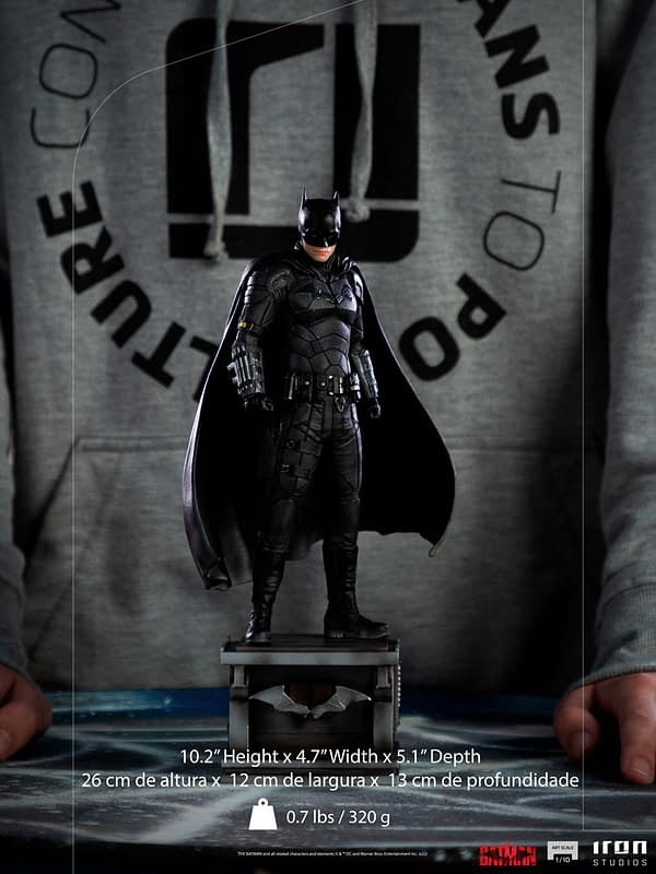 Vengence Comes to Iron Studios with New The Batman 1/10 Statue