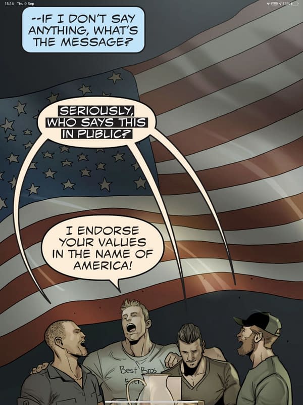 Captain America Vs Cable TV White Supremacists in New Marvel Comic