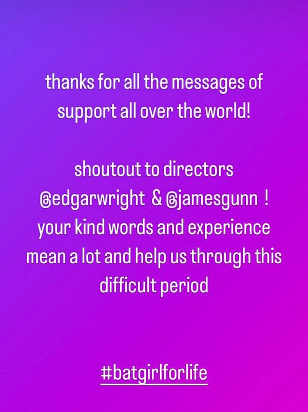 Kevin Feige And Other Send The Batgirl Directors Their Support
