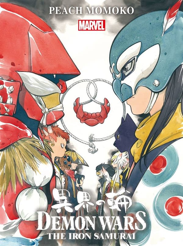 Peach Momoko Recreates Marvel's Civil War for Demon Days