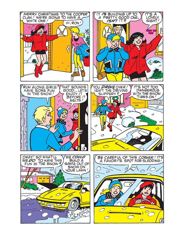 Veronica Idolizes Clark Griswold in Betty & Veronica Christmas Story