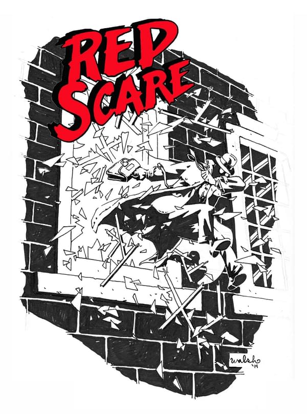  Liam Francis Walsh's middle grade graphic novel Red Scare.